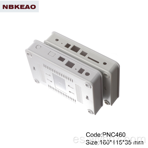 Cajas de ABS para la fabricación de enrutadores wifi redes modernas caja de plástico abs caja de plástico caja de plástico electrónica PNC460
